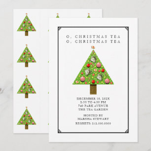Christmas Tea invitations