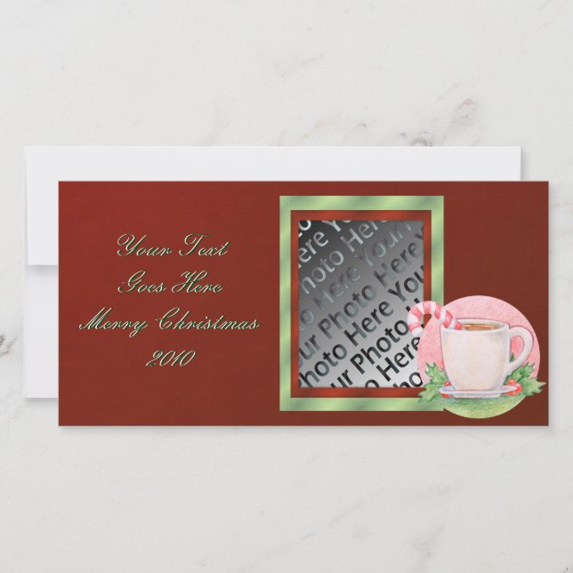 Christmas Tea Photo Card (Front)