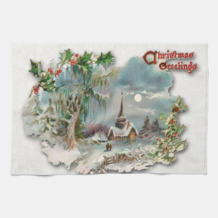 Christmas tea towels