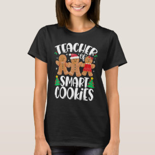 Christmas Teacher Cute Gingerbread Cookies 1 T-Shirt