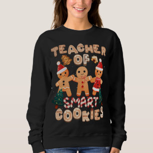 Christmas Teacher Cute Gingerbread Cookies Funny H Sweatshirt