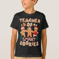 Christmas Teacher Cute Gingerbread Cookies Funny H