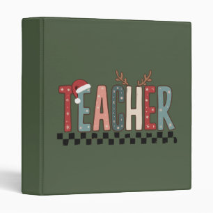 Christmas Teacher Gift For Teachers Winter Holiday Binder