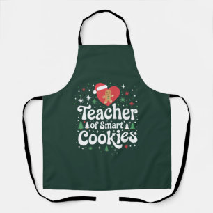 Christmas Teacher Of Smart Cookies  Apron