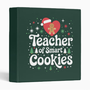 Christmas Teacher Of Smart Cookies Binder