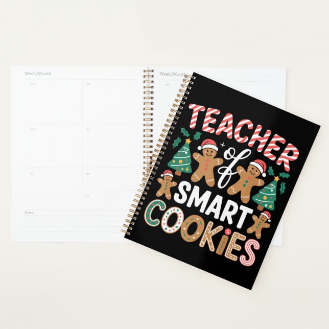 Christmas Teacher Of Smart Cookies Gingerbread  Planner (Display)