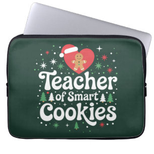 Christmas Teacher Of Smart Cookies  Laptop Sleeve