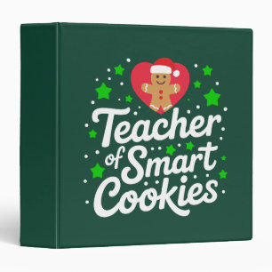 Christmas Teacher Of Smart Cookies Teacher Life  Binder