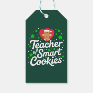 Christmas Teacher Of Smart Cookies Teacher Life  Gift Tags
