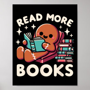 Christmas Teacher Read More Books Fun Women Poster