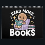 Christmas Teacher Read More Books Funny Calendar<br><div class="desc">Christmas Teacher Read More Books Funny</div>