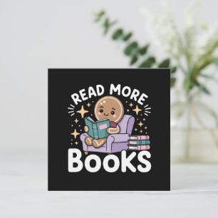 Christmas Teacher Read More Books Funny Invitation