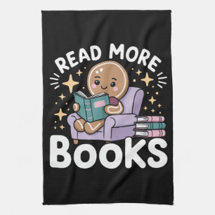Christmas Teacher Read More Books Funny Kitchen Towel