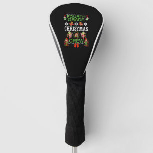 Christmas Teacher Student Fourth Grade Christmas C Golf Head Cover