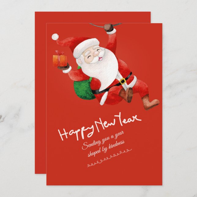 Christmas Teacher Thank You Red Gift card Holder (Front/Back)