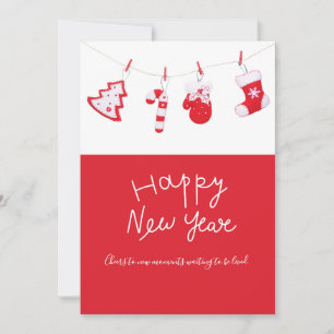 Christmas Teacher Thank You Red Gift card Holder