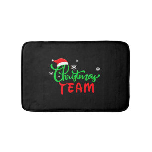 Christmas Team Funny Family Matching Gift Bath Mat
