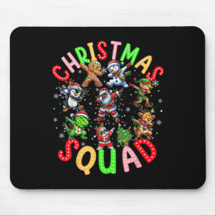 Christmas Team Santa Elf Squad Xmas Matching Famil Mouse Pad