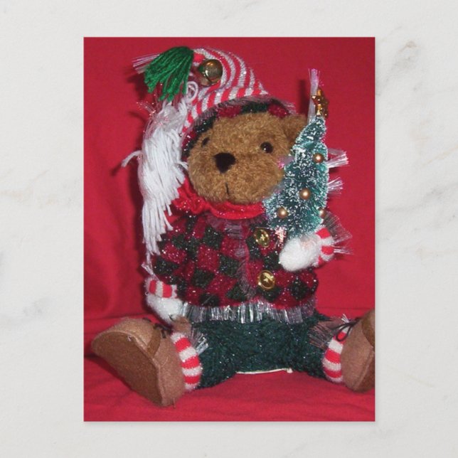 Christmas Ted Holiday Postcard (Front)