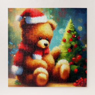 Christmas Teddy Bear (1) Jigsaw Puzzle