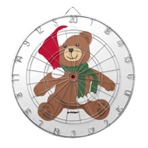 Christmas Teddy Bear Dartboard
