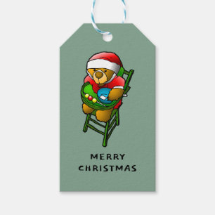 Christmas Teddy Bear Gift Tags