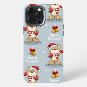 Christmas Teddy Bear Merry iPhone Case Mate
