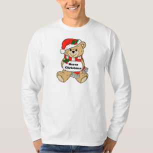 Christmas Teddy Bear Message T-Shirt