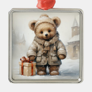 Christmas Teddy Bear Ornament