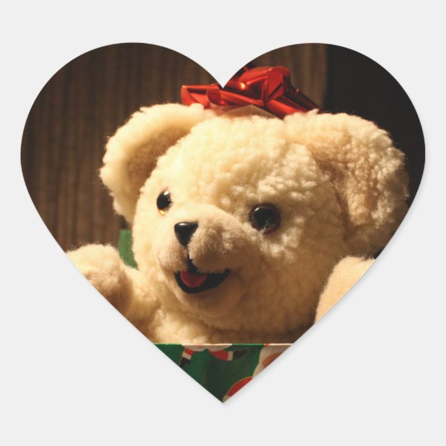 Christmas Teddy Bear Stickers (Front)