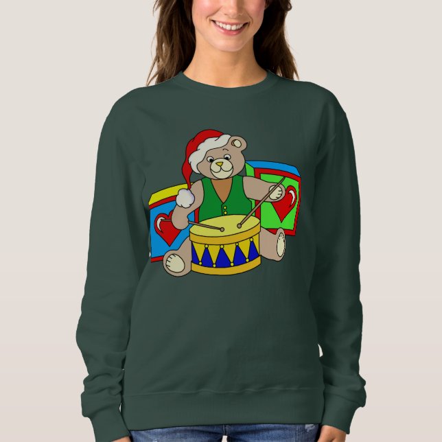 Christmas Teddy Bear Sweatshirt (Front)