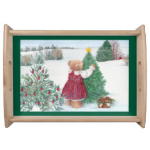 Christmas Teddy Bear Winter Wonderland