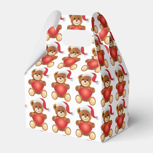 Christmas Teddy Bears Gift Box (Back Side)