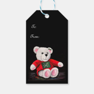 Christmas Teddy Gift Tag