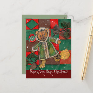 Christmas Teddy~Have a Very Beary Christmas Cards