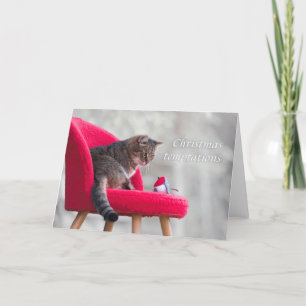 Christmas temptations holiday card