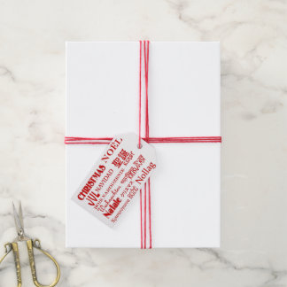 Christmas Texts Gift Tags