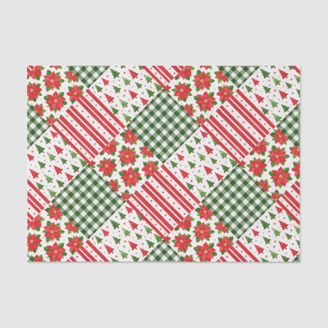 Christmas Textures Tissue Paper (Front)