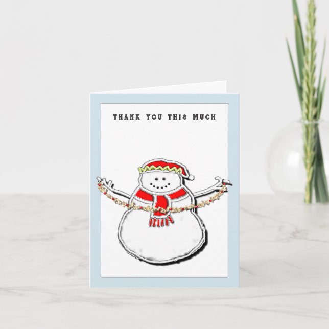 Christmas Thank You Card (Front)