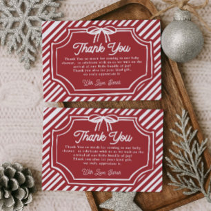 Christmas  thank you card