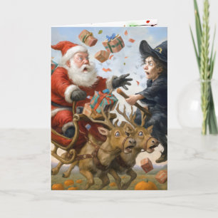 Christmas Thanksgiving and Halloween Holidays  Card