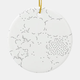 Christmas Thanksgiving Family Shirts & Gifts Ceramic Ornament