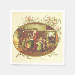 Christmas The Circle of Love Napkin