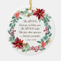Christmas The Lord Bless You Bible Personalized