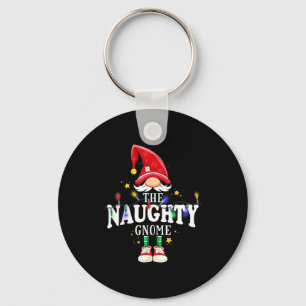 Christmas The Naughty Gnome X-mas Matching Pjs Keychain