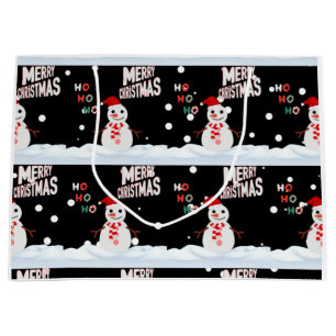 Christmas The Snowman Large Gift Bag
