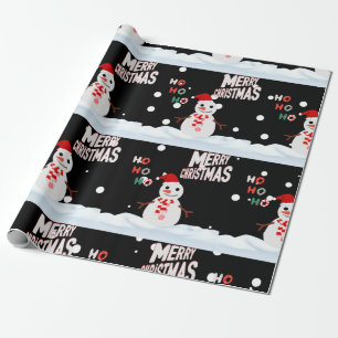 Christmas The Snowman Wrapping Paper