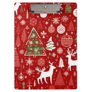 Christmas theme Christmas trees snowflake  Clipboard