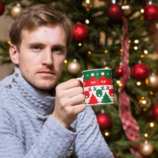 Christmas theme  magic mug (Christmas theme cup)