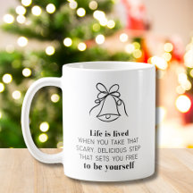 Christmas Theme Motivational Quote Coffee Mug